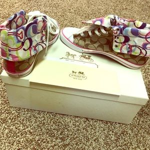 Coach high top sneakers